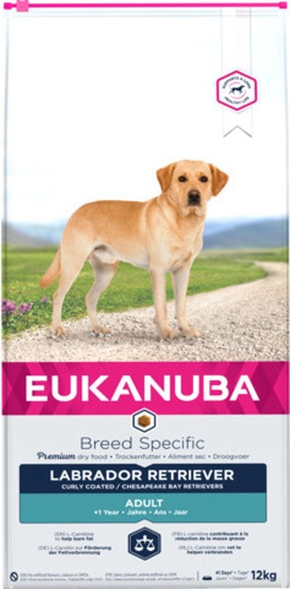 Eukanuba labrador adult 12kg, Dieren en Toebehoren, Ophalen of Verzenden, Hond