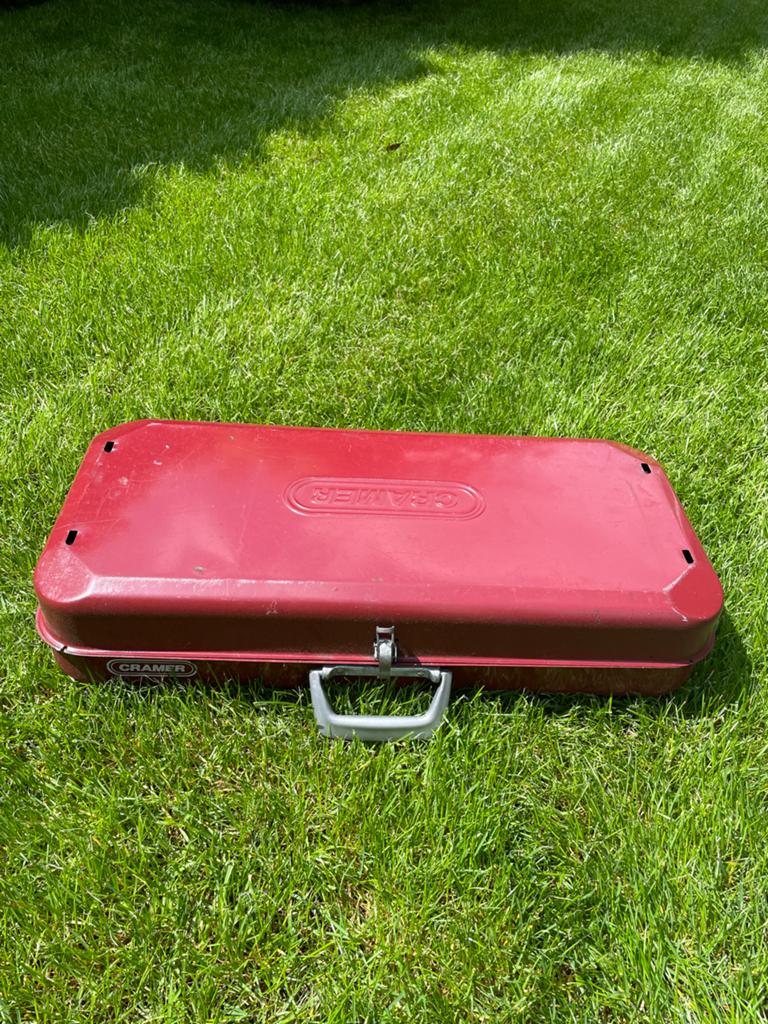 Cramer Campinggasfornuis met grill, Ophalen, Gebruikt