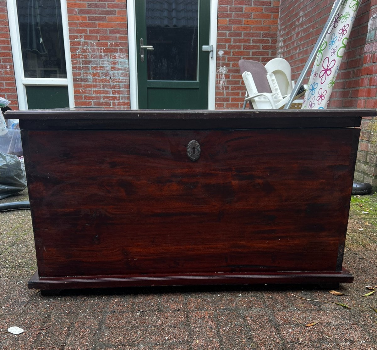 Houten kist, opbergkist, Ophalen, Gebruikt, 50 tot 100 cm, 50 tot 75 cm