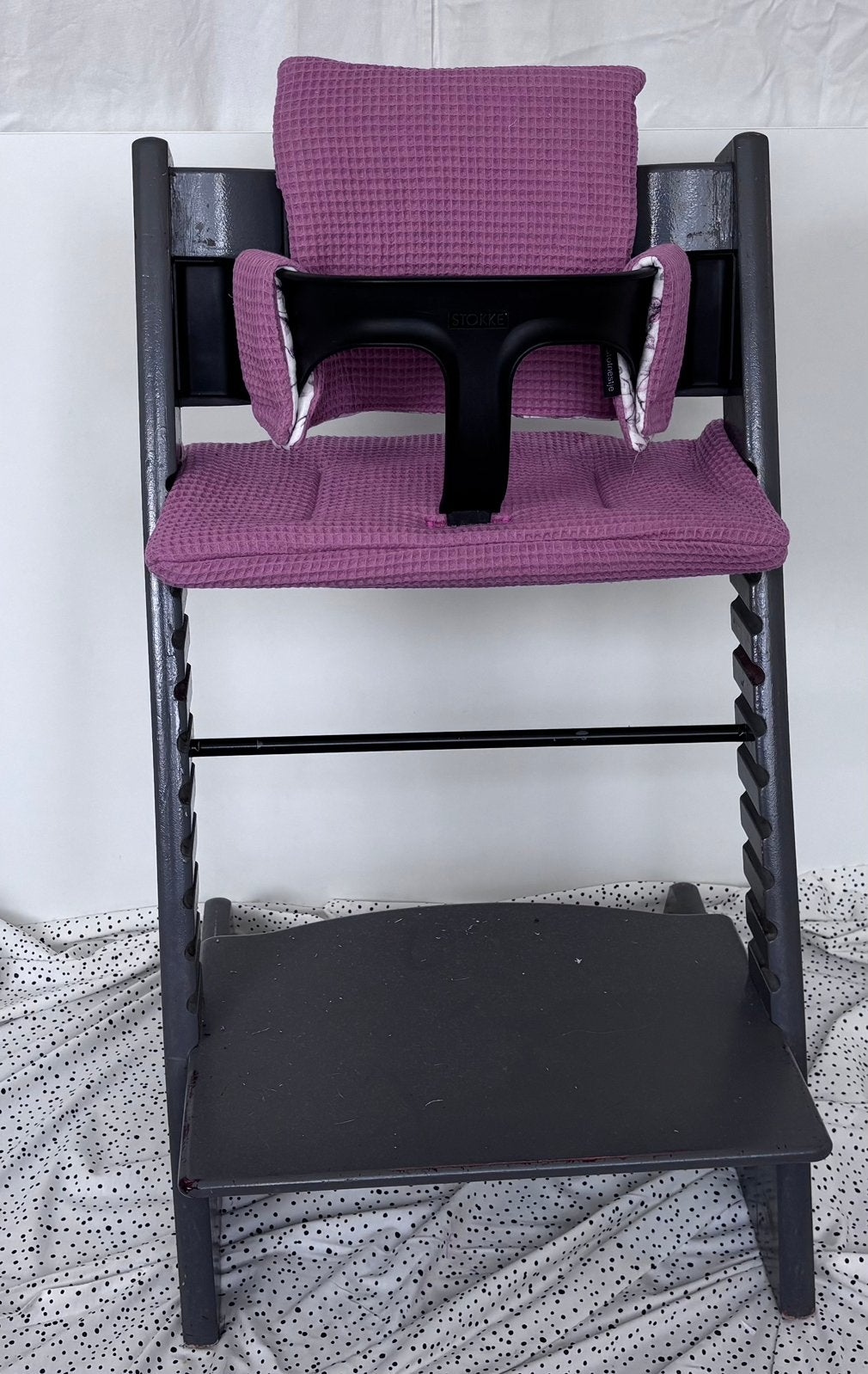 Nieuw van Het Stofnestje, Oud Roze kussenset voor TrippTrapp, Kinderen en Baby's, Kinderstoelen, Ophalen of Verzenden, Zo goed als nieuw