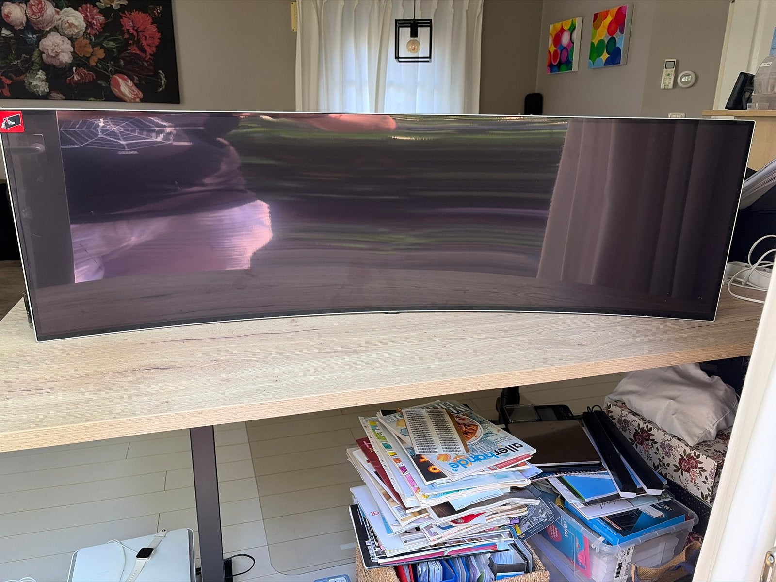 Samsung Curved Smart TV 4K UHD, Audio, Tv en Foto, Televisies, LED, 50 Hz, Ophalen of Verzenden, Zo goed als nieuw