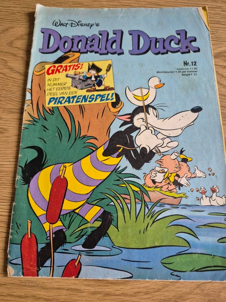 Donald Duck Stripboek Nr. 12 (1980) - Met Piratenspel!, Boeken, Stripboeken, Ophalen of Verzenden