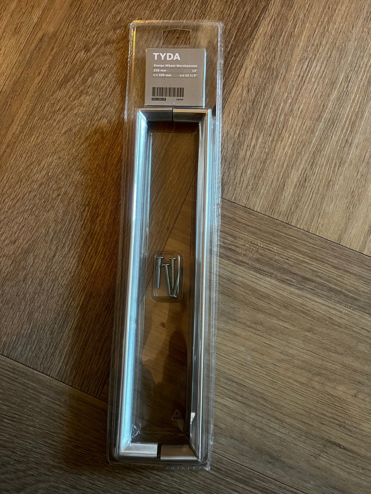 IKEA TYDA Handgreep 330 mm RVS Look - Nieuw in verpakking, Ophalen of Verzenden, Nieuw