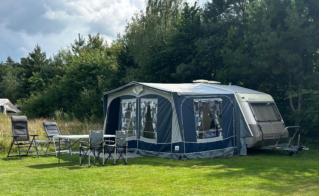 Kip greyline 42-T | Stapelbed | Luifel | voortent | Compleet, Caravans en Kamperen, Kip, 750 - 1000 kg, Particulier, 4 tot 5 meter