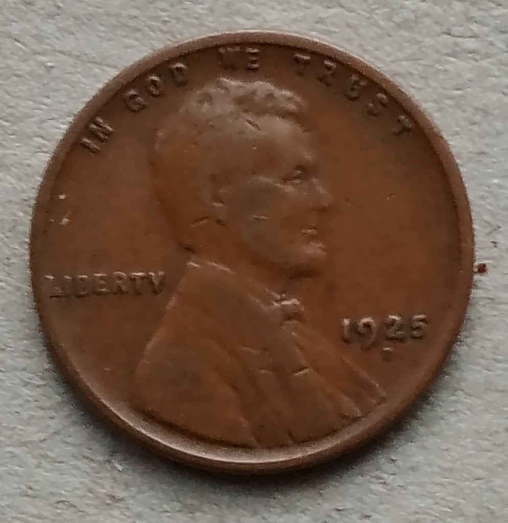 USA, 1 cent 1925 D, Ophalen of Verzenden, Noord-Amerika, Losse munt