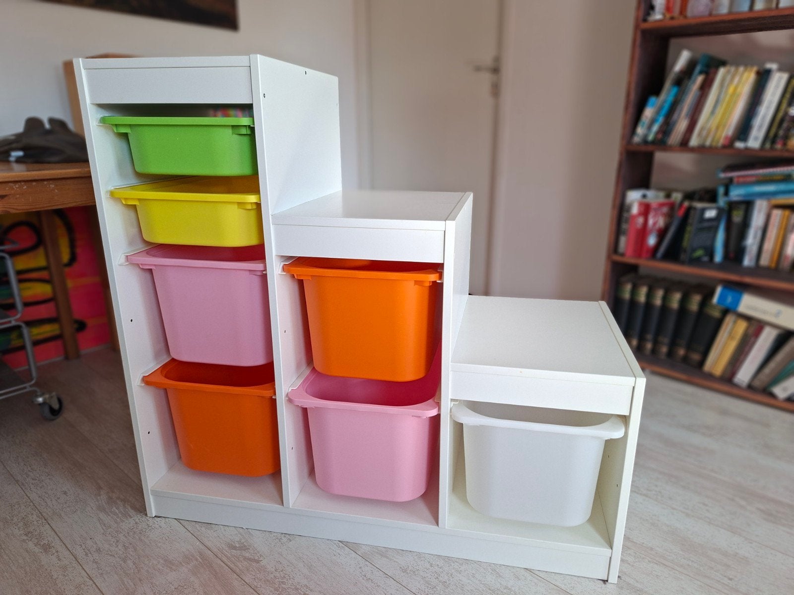 TROFAST Trappenkast IKEA, Ophalen, 5 laden of meer, 50 tot 100 cm, Zo goed als nieuw