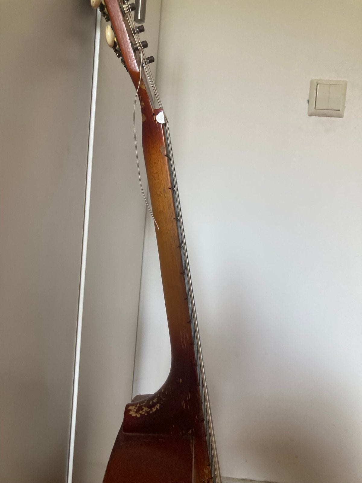 Vintage parlor guitar, Muziek en Instrumenten, Ophalen of Verzenden, Gebruikt