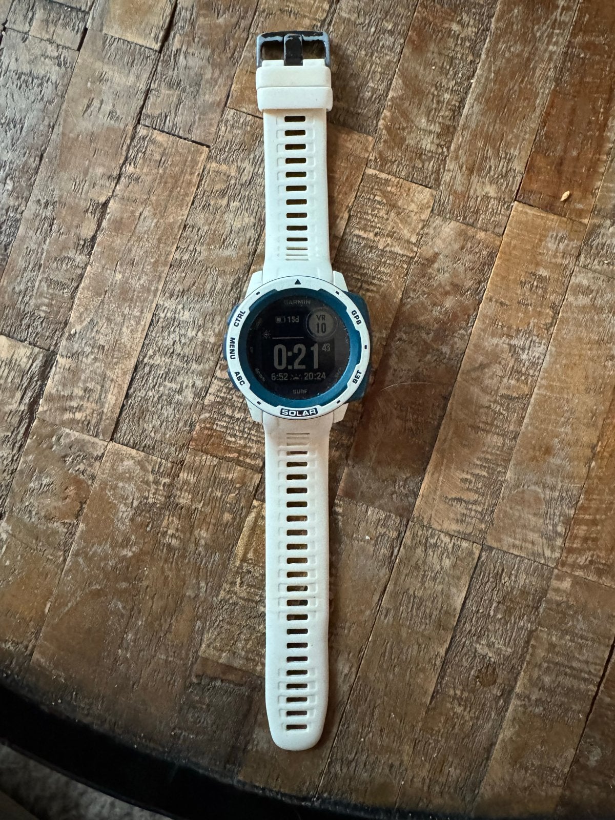 Garmin Instinct Solar Smartwatch - Wit, Wit, Ophalen of Verzenden, Waterdicht, Afstand