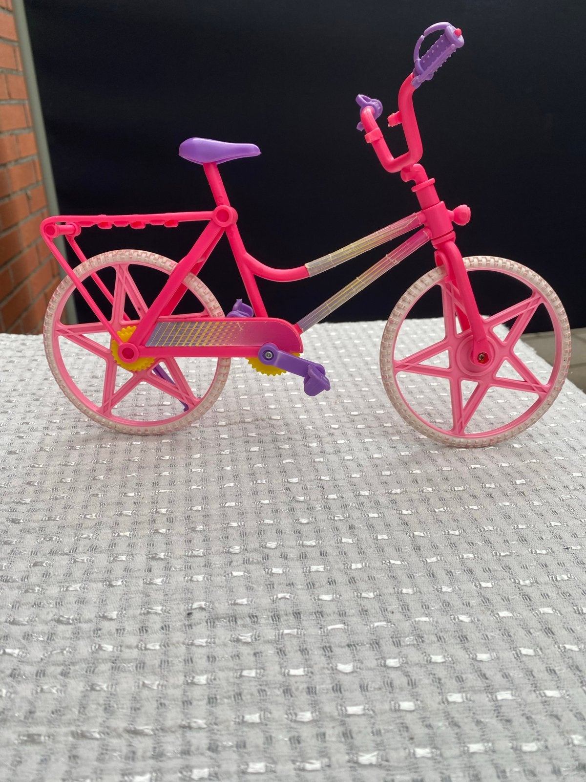 Roze speelgoedfiets voor poppen - Zo goed als nieuw, Ophalen of Verzenden, Zo goed als nieuw, Jongen of Meisje