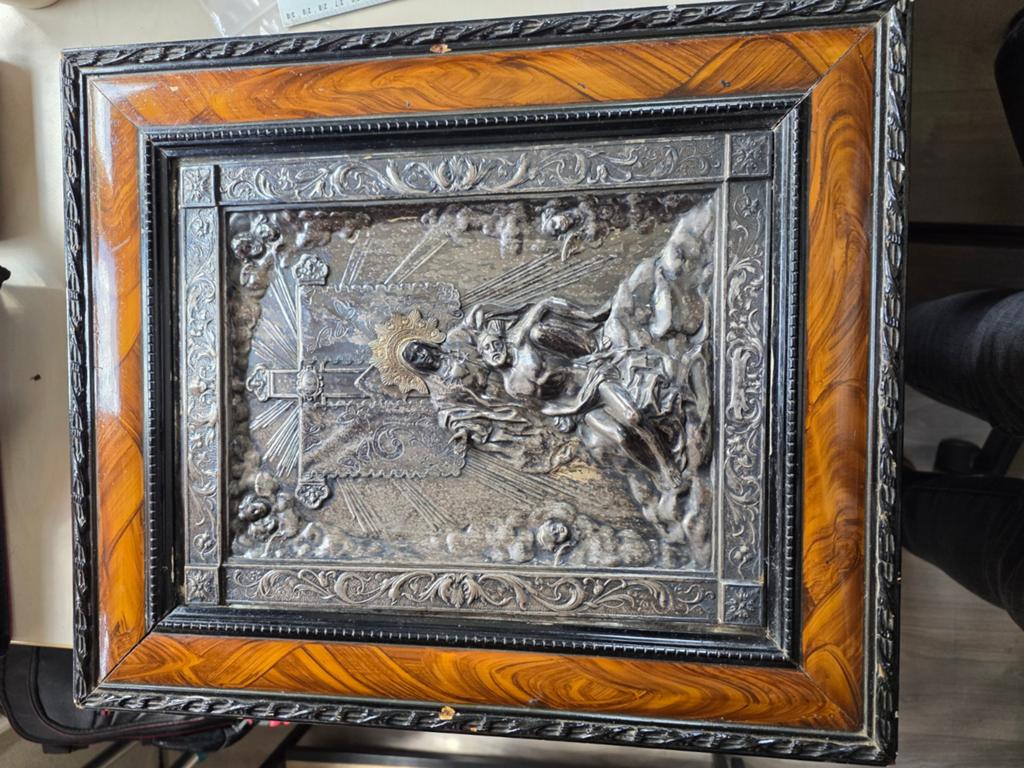 Oud religieus KLOOSTERWERK, Antiek en Kunst, Antiek | Religie, Ophalen of Verzenden