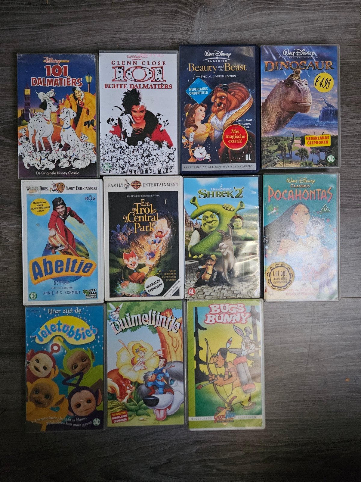 Grote Bulk VHS Videobanden – Disney & Actie, Alle leeftijden, Ophalen of Verzenden, Zo goed als nieuw