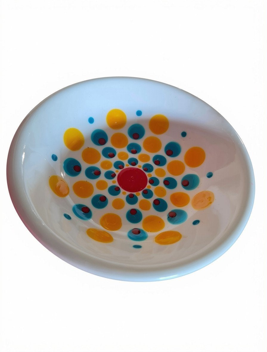 Decoratief schaaltje met zomerse stippen, Overige merken, Verzenden, Keramiek, Nieuw