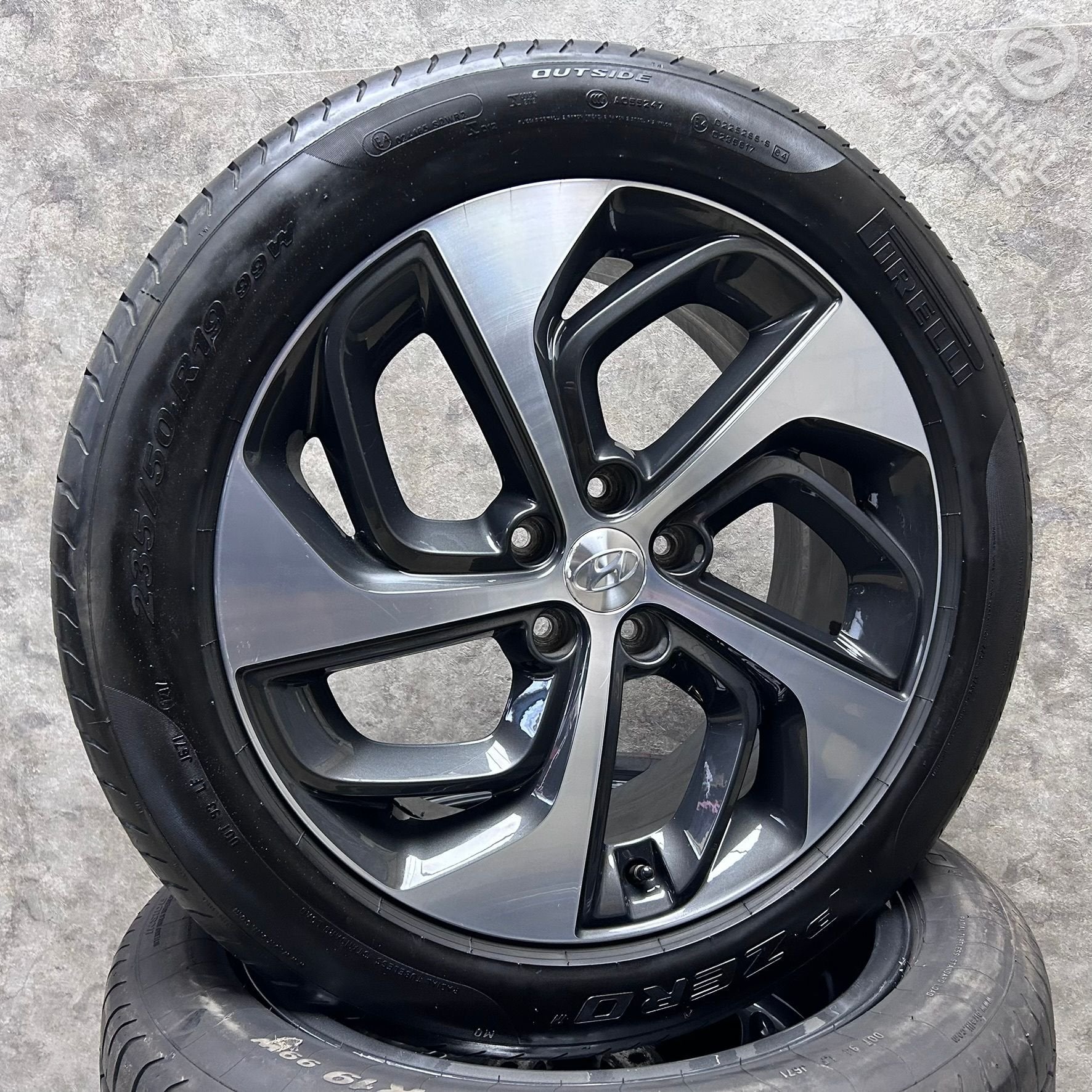 ✅ 19 inch originele velgen + zomerbanden Hyundai Tucson, 19 inch, Gebruikt, -, -