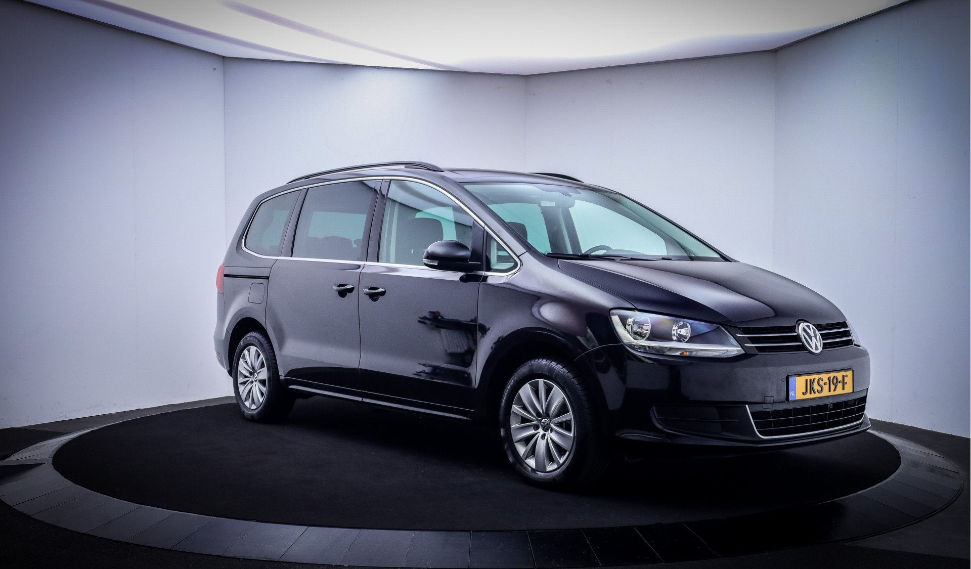 Volkswagen Sharan 1.4TSI Dsg 7Pers COMF. LINE CARPLAY | STOE, Auto's, Volkswagen, Gebruikt, Zwart, 4 cilinders, 150 pk