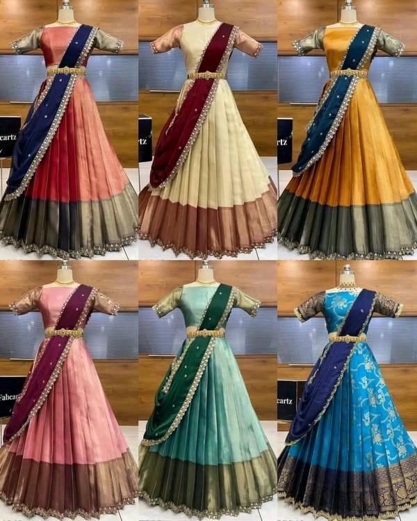Nieuwe Half Saree - Diverse Kleuren en Maten, Overige kleuren, Nieuw, Ophalen of Verzenden, Onbekend