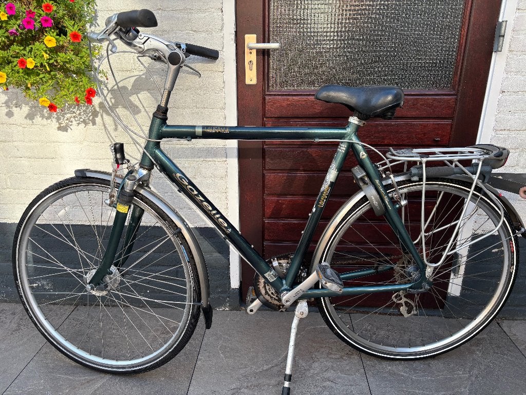 GAZELLE Lausanne HERENFIETS 61 cm - helemaal nagekeken, Ophalen, Gebruikt, Velgrem, Versnellingen
