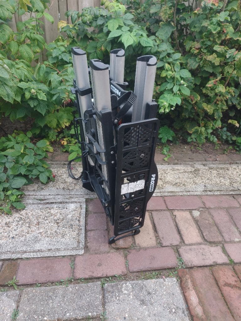 Fietsendrager proUser, Ophalen, Zo goed als nieuw, Brede banden, 2 fietsen