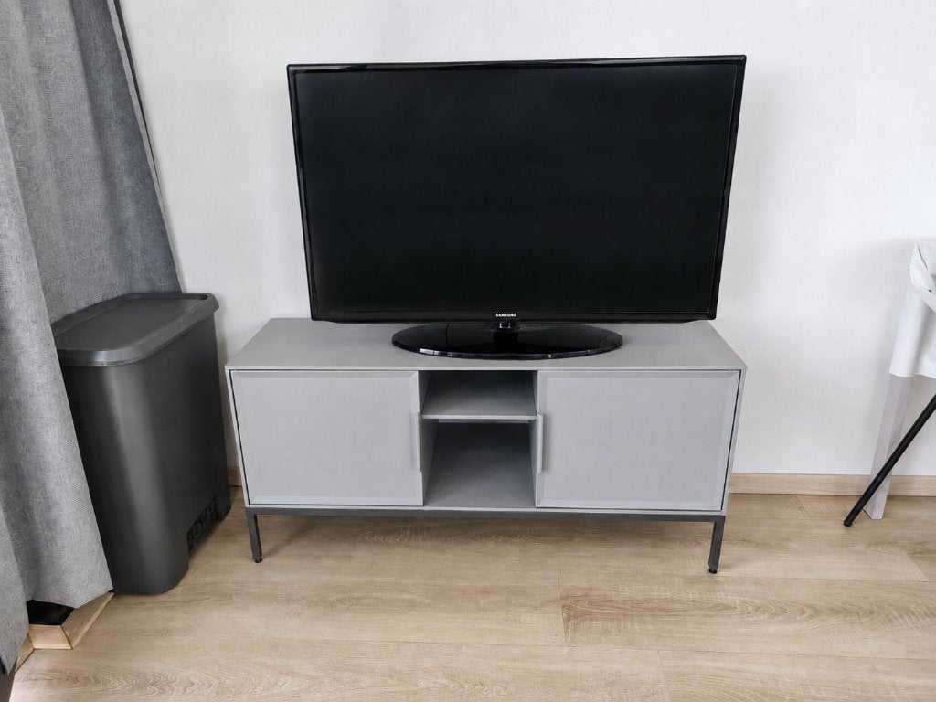 TV meubel, Ophalen, Zo goed als nieuw, Minder dan 100 cm, Metaal
