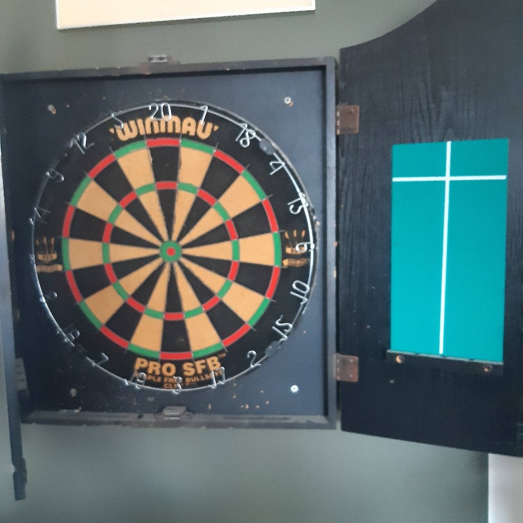 Dartbord en extra's, Sport en Fitness, Darts, Ophalen of Verzenden, Gebruikt, Dartbord