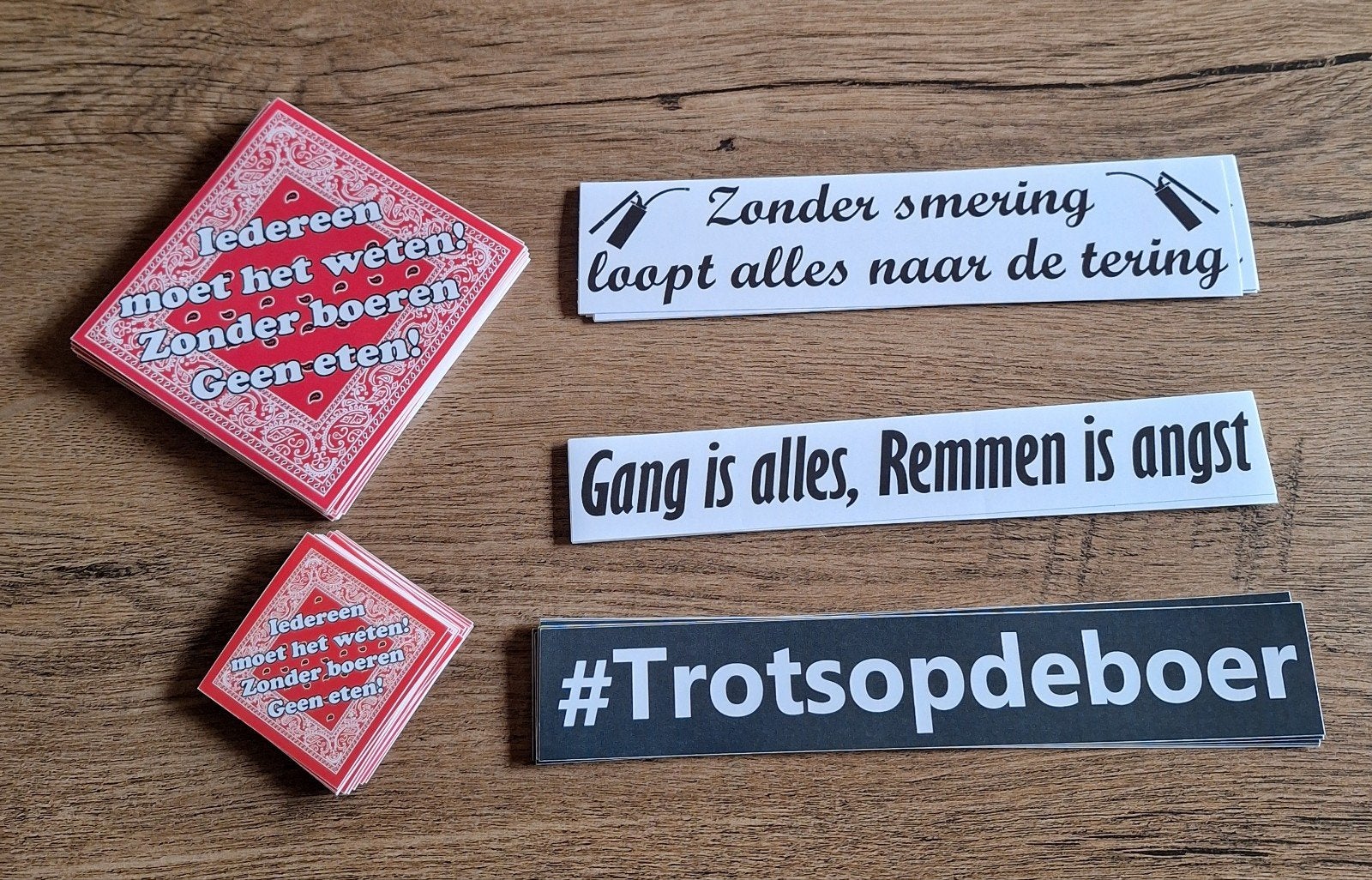 Boeren stickers - opnieuw binnen €0,50 cent per stuk, Ophalen, Nieuw, Auto of Motor