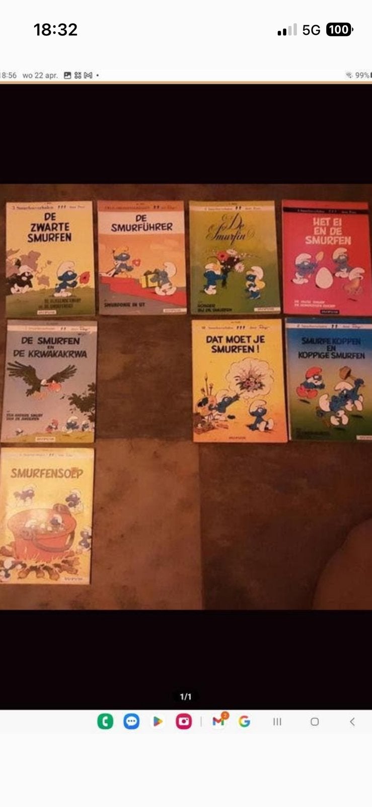 reeks De Smurfen, Boeken, Meerdere stripboeken, Ophalen of Verzenden, Gelezen