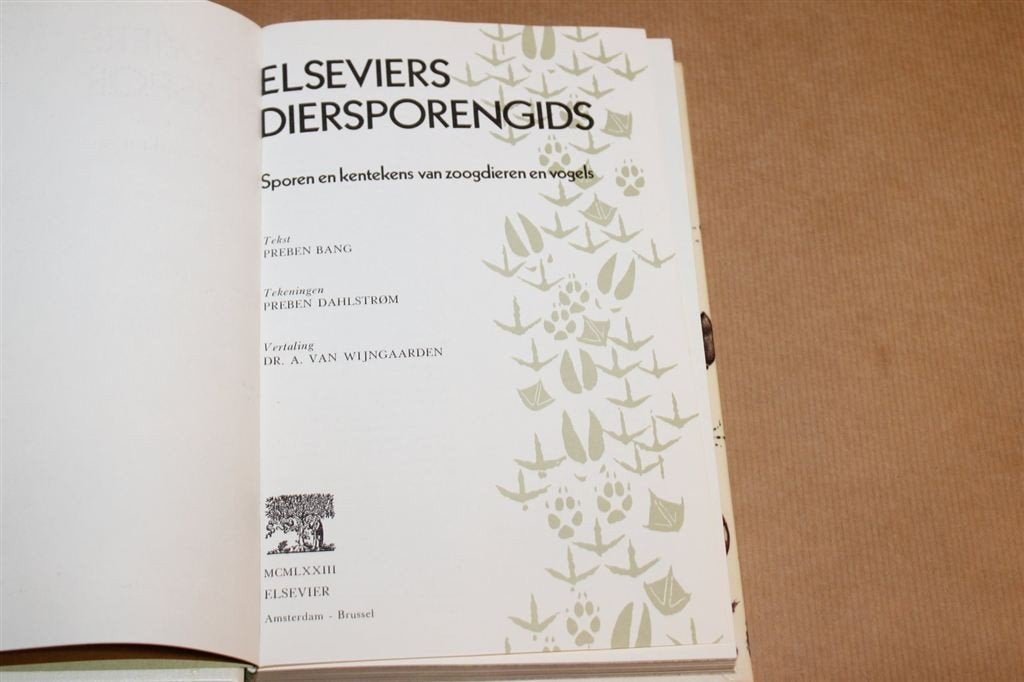 Elseviers Diersporengids — Zoogdieren & Vogels Vintage 1973, Ophalen of Verzenden, Gelezen, Vogels
