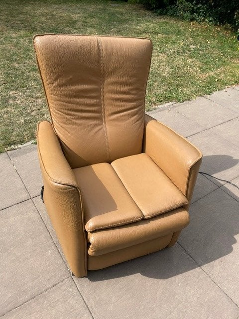 Elektrische relaxstoel (Prominent), Ophalen, Gebruikt, Overige kleuren, Leer