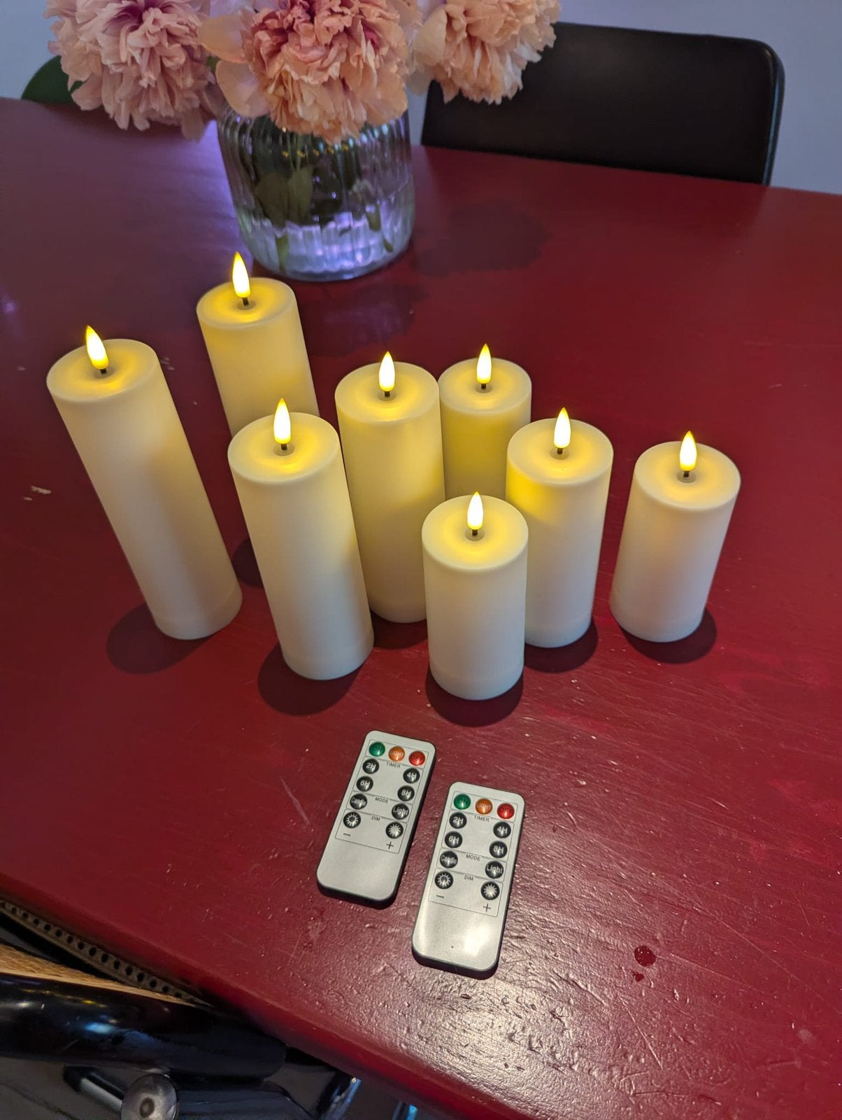 Electric candles with flickering wick, Ophalen, Zo goed als nieuw