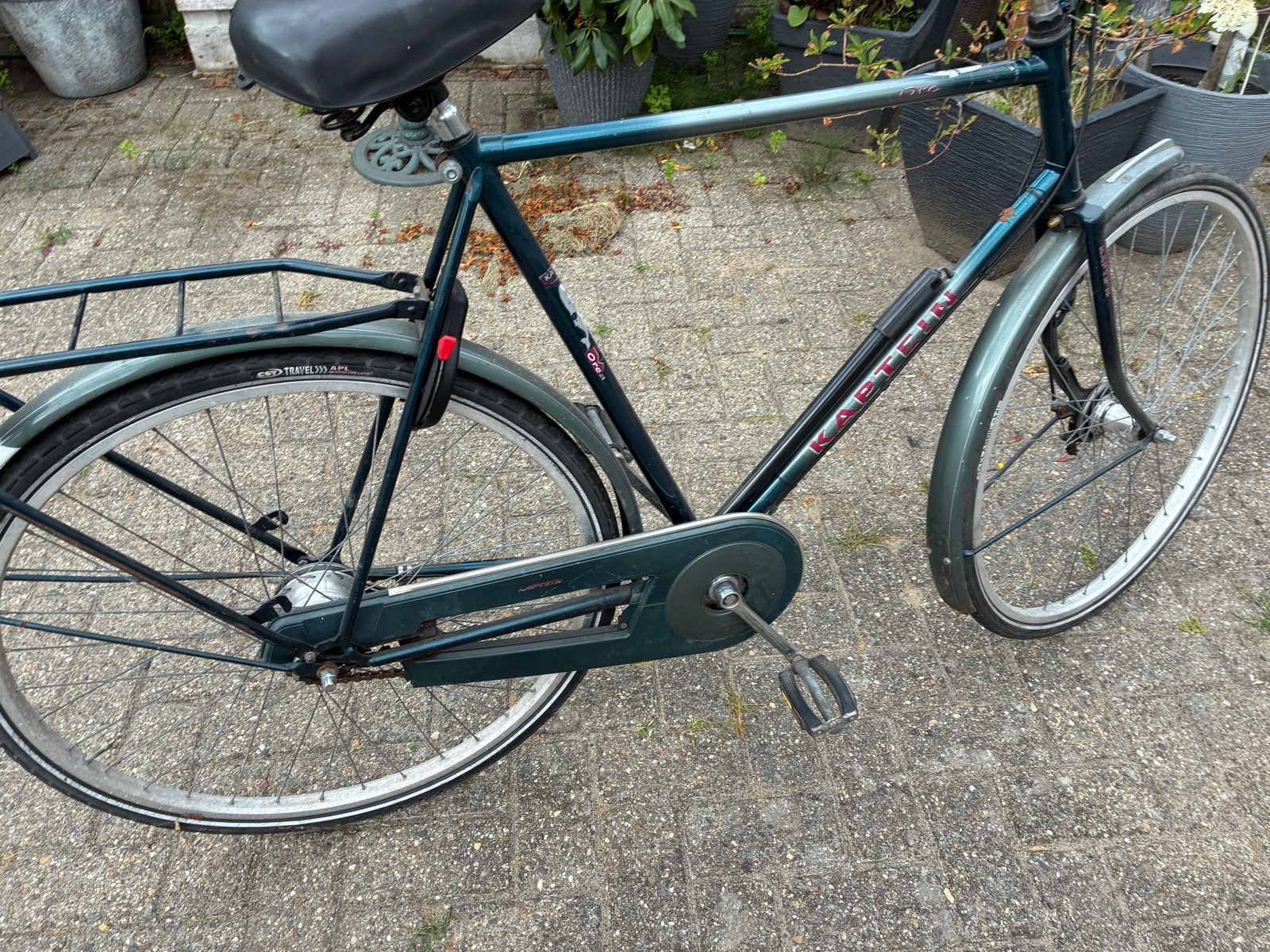 Kaptein Herenfiets - 7 versnellingen, 61cm frame, Fietsen en Brommers, Gebruikt, Versnellingen, 61 tot 65 cm, Trommelrem