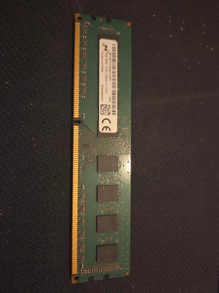 8GB PC3L 12800U, Computers en Software, RAM geheugen, Ophalen of Verzenden, DDR3, Laptop