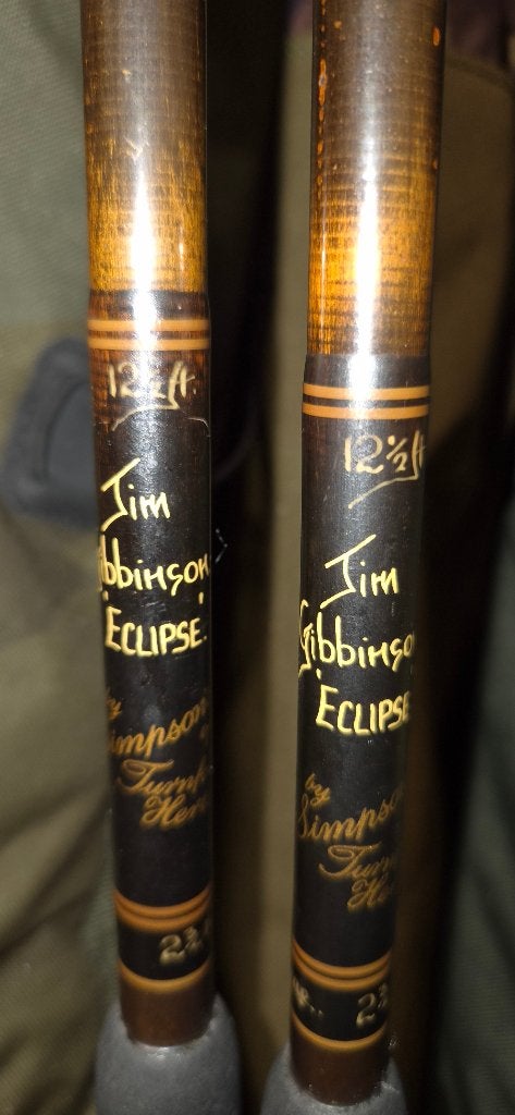 Jim Gibbinson Eclipse 12,6ft 2¾lb–Matching Pair #697–vintage, Ophalen, Gebruikt, Overige typen