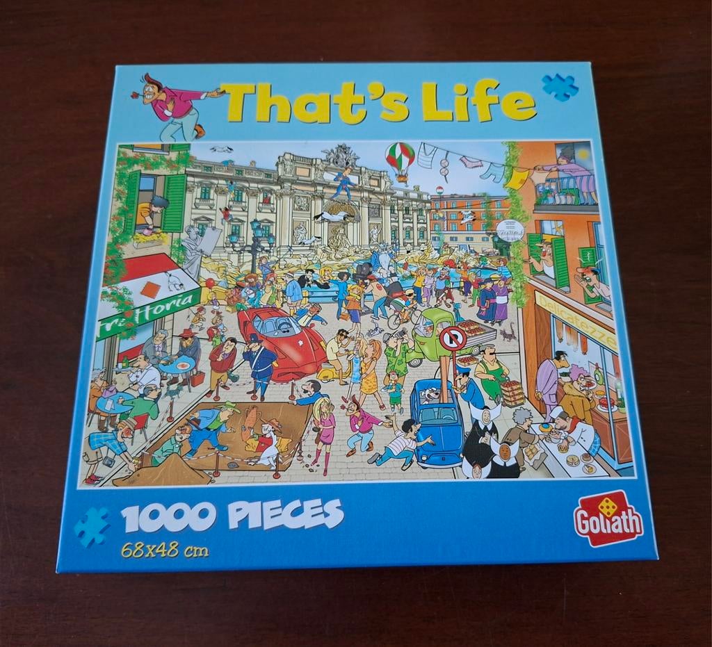 That's Life puzzel 1000 stukjes - Goliath, Hobby en Vrije tijd, Denksport en Puzzels, Ophalen of Verzenden, 500 t/m 1500 stukjes