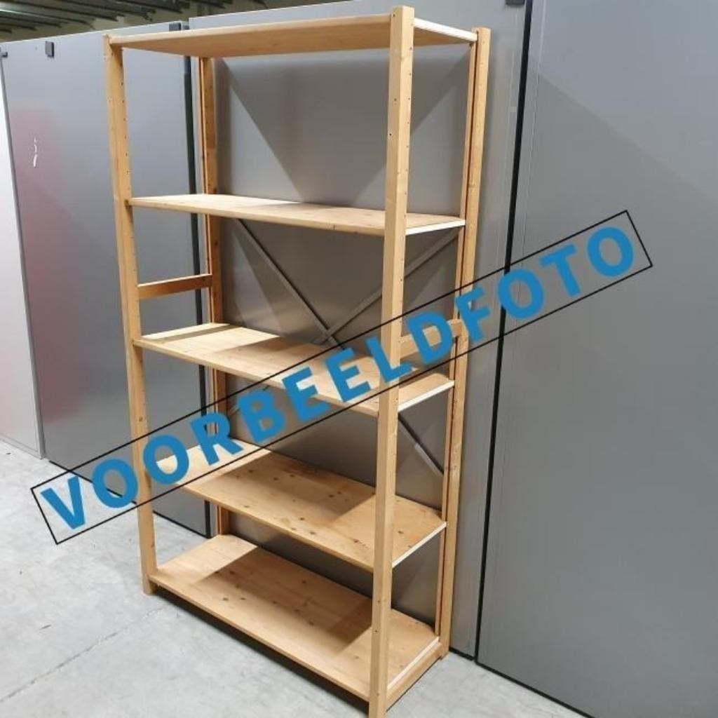 Partijen Lundia houten legbordstelling schappenstelling, Ophalen, Gebruikt, X, X