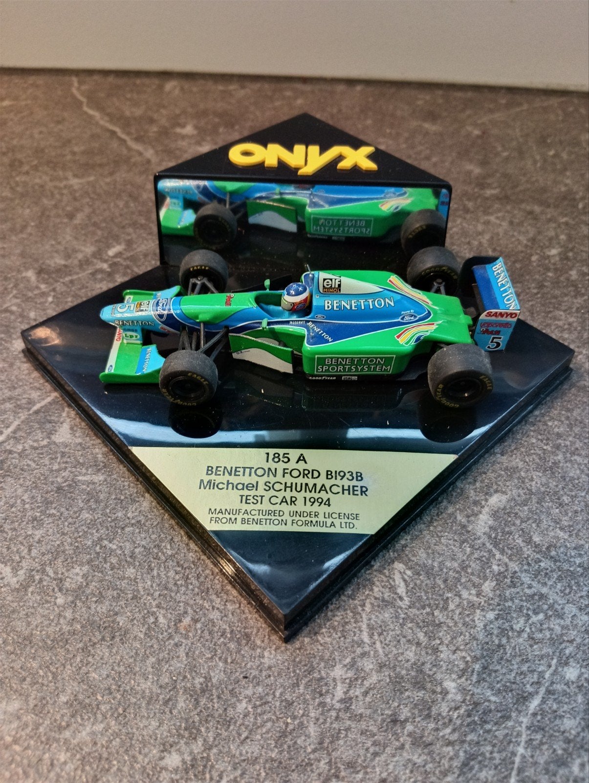 F1 Benetton Ford B193B Michael Schumacher schaalmodel, Ophalen of Verzenden, Zo goed als nieuw