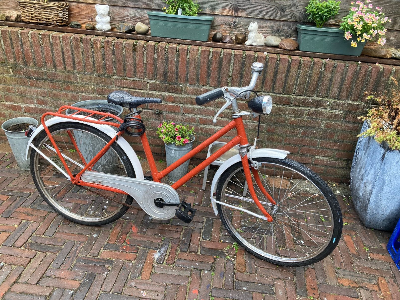 Te koop: mooie oranje fiets, 22 inch, Fietsen en Brommers, Ophalen, Zo goed als nieuw, 22 inch