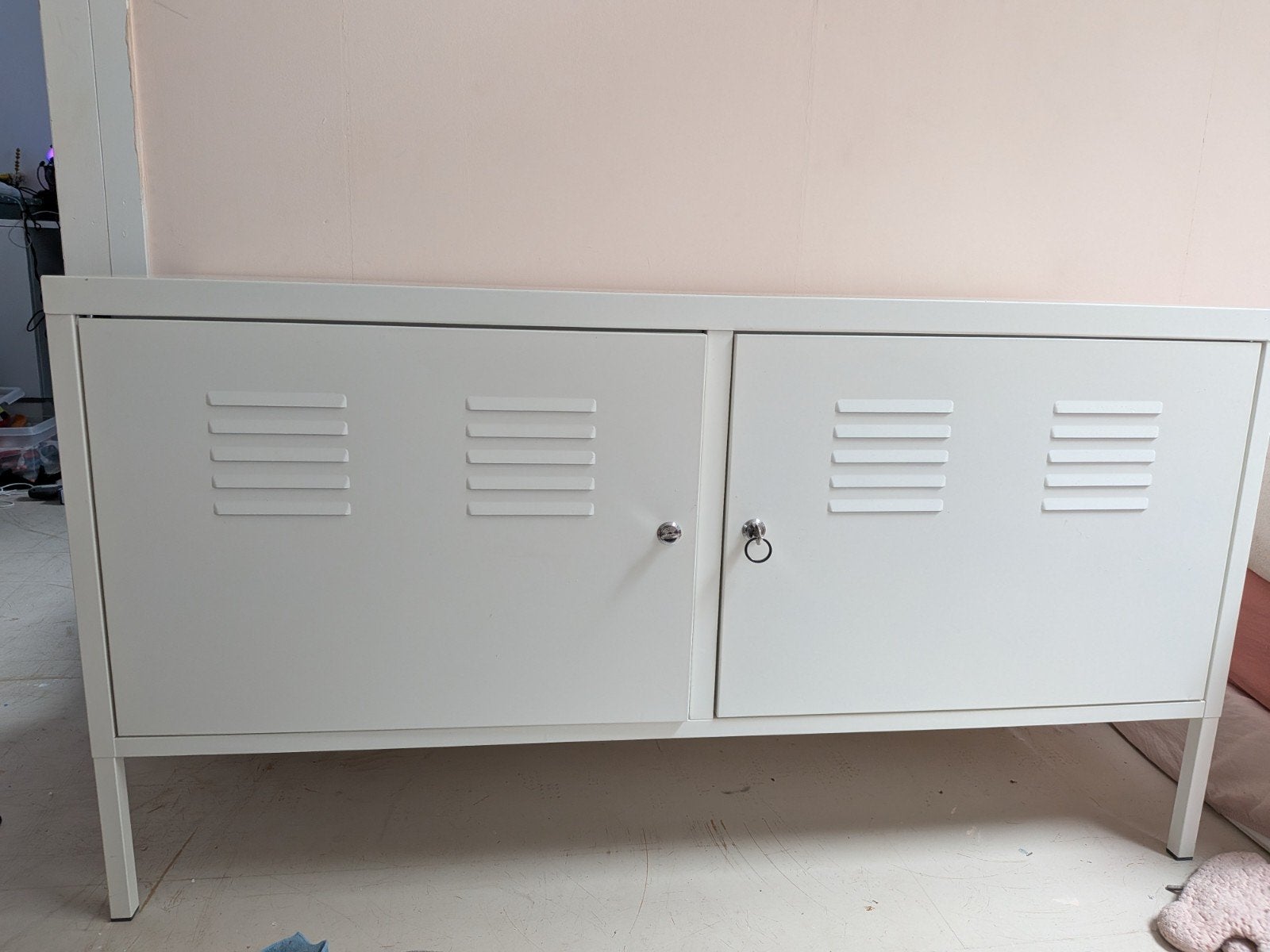 IKEA PS Kast Wit - Stijlvolle Opbergkast 119x63 cm, Huis en Inrichting, Kasten | Lockerkasten, Ophalen of Verzenden, Gebruikt