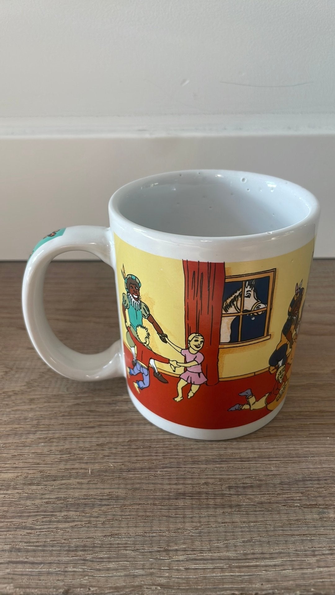 Vintage Sinterklaas en zwarte piet mok van Vero, Diversen, Ophalen of Verzenden