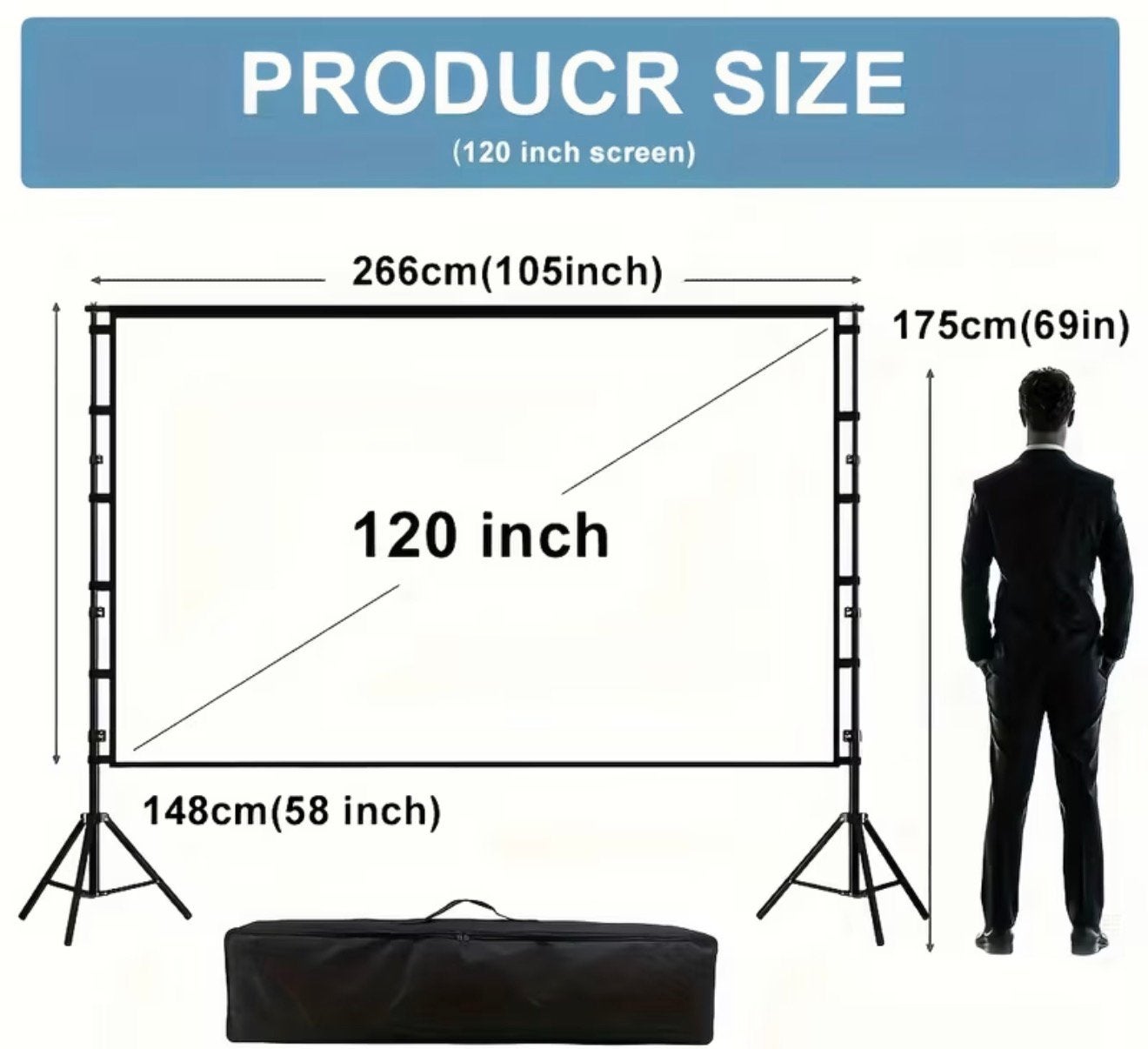 Projector screen, Ophalen, Gebruikt, Overige typen