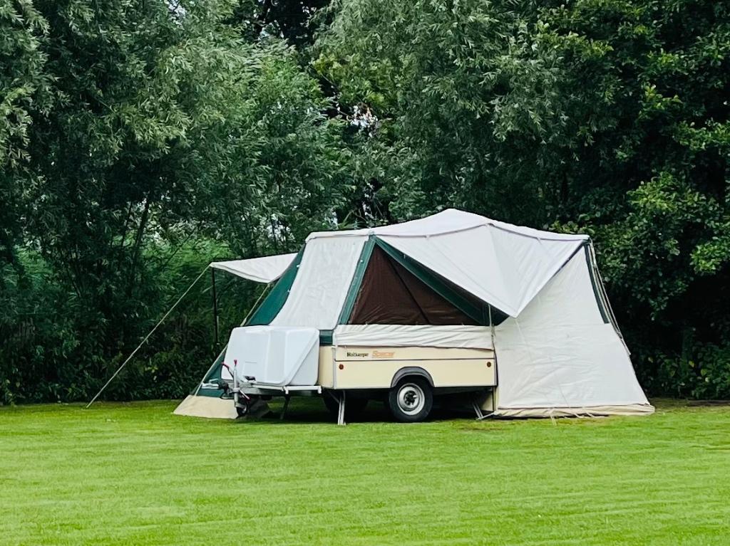 Holtkamper Spacer vouwwagen, Caravans en Kamperen, Vouwwagens, Ophalen, Beige, Aanwezig, Holtkamper