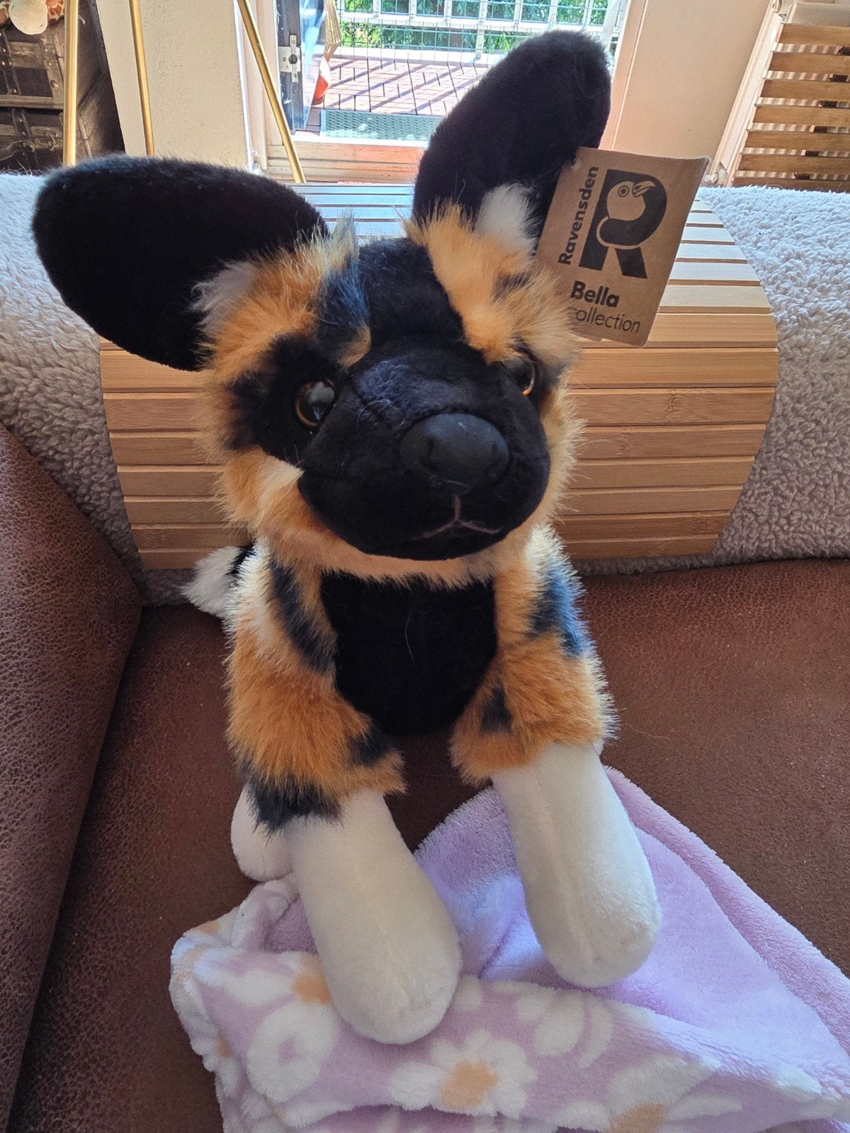 Nieuwe Ravensden Hyena knuffel met kaartje, Ophalen of Verzenden