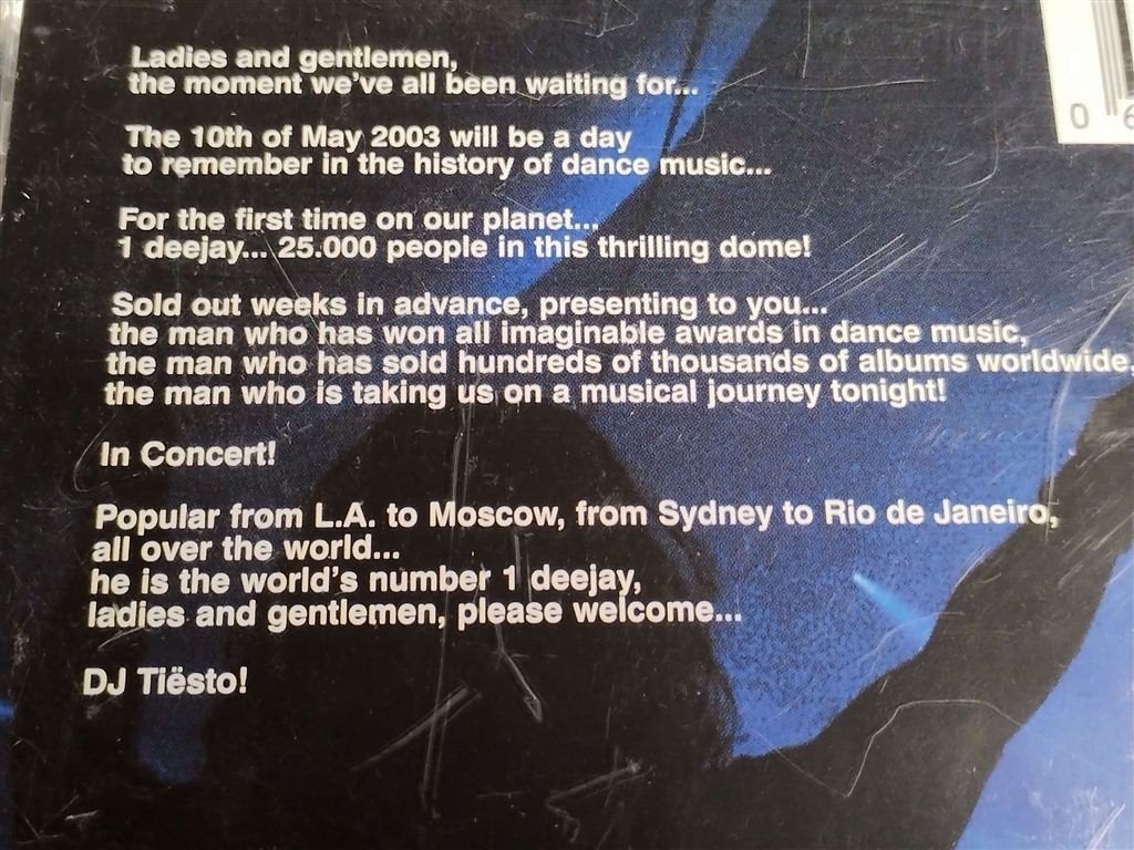 Tiësto ‎– Tiësto In Concert [2 DVD], Alle leeftijden, Ophalen of Verzenden, Zo goed als nieuw