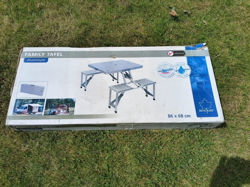 campingtafel, Caravans en Kamperen, Kampeermeubelen, Ophalen, Gebruikt, Campingtafel