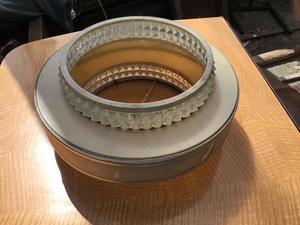 Vintage lampenkap met kristallen rand - Gratis ophalen, Ophalen, Gebruikt