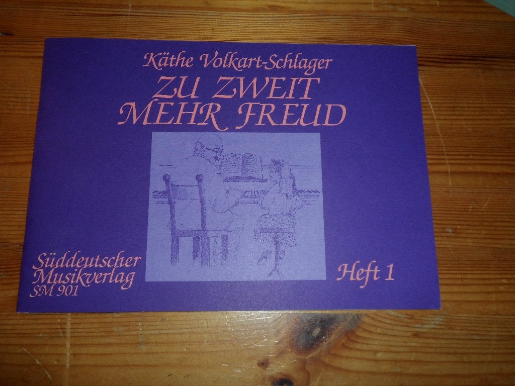 Volkart-schlager - zu zweit mehr freud, Ophalen of Verzenden, Zo goed als nieuw, Artiest of Componist, Piano