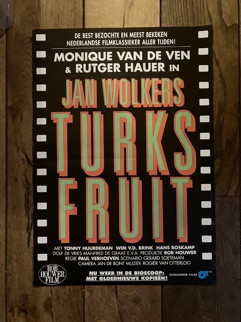 Turks Fruit filmposter, Ophalen of Verzenden, Zo goed als nieuw, Film, Poster