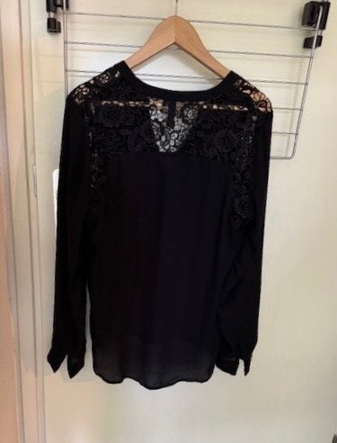 Eksept blouse, Zwart, Maat 42/44 (L), Ophalen of Verzenden, Zo goed als nieuw
