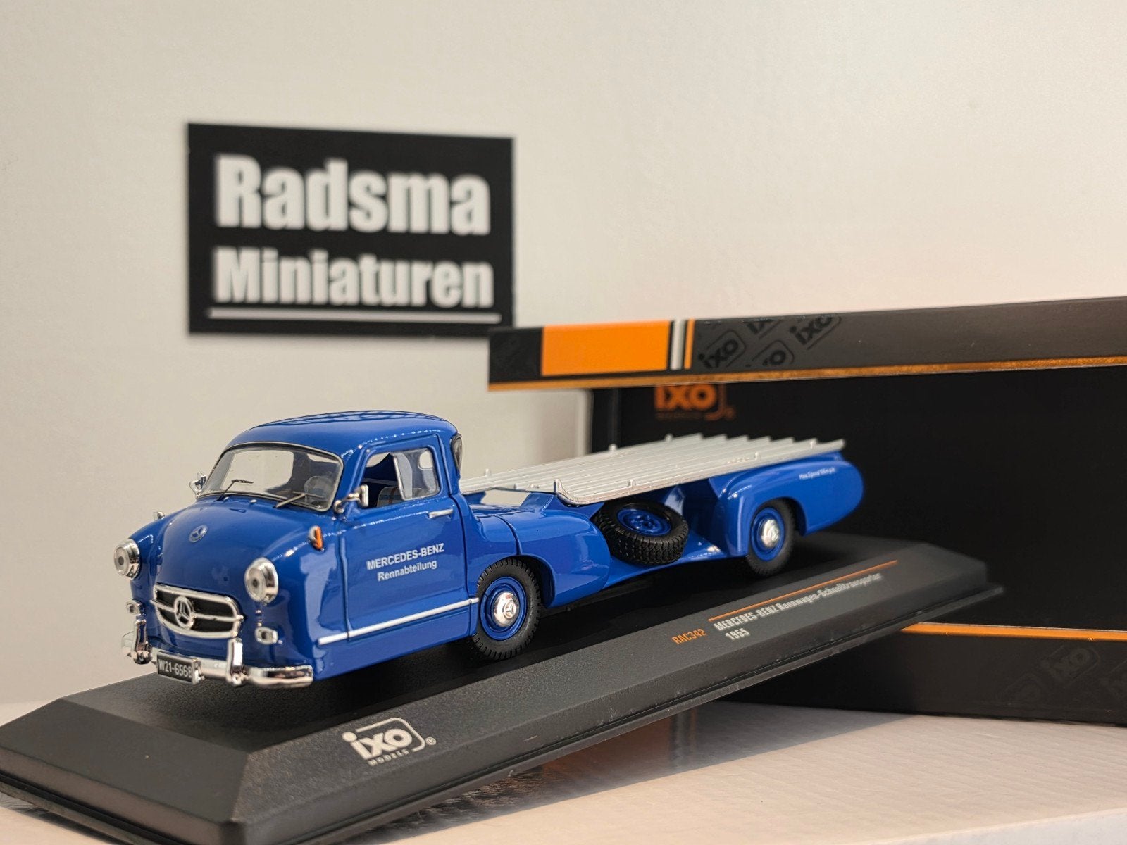 Mercedes-Benz - Renntransporter - 1:43 Ixo, Overige merken, Auto, Ixo Models, Nieuw