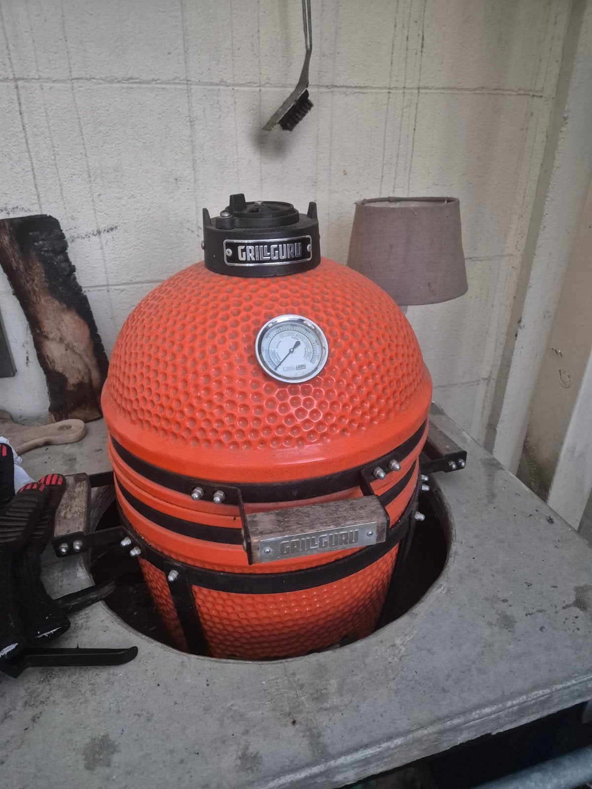 Grill Guru BBQ Kamado - Oranje, Ophalen of Verzenden, Gebruikt, Grill Guru