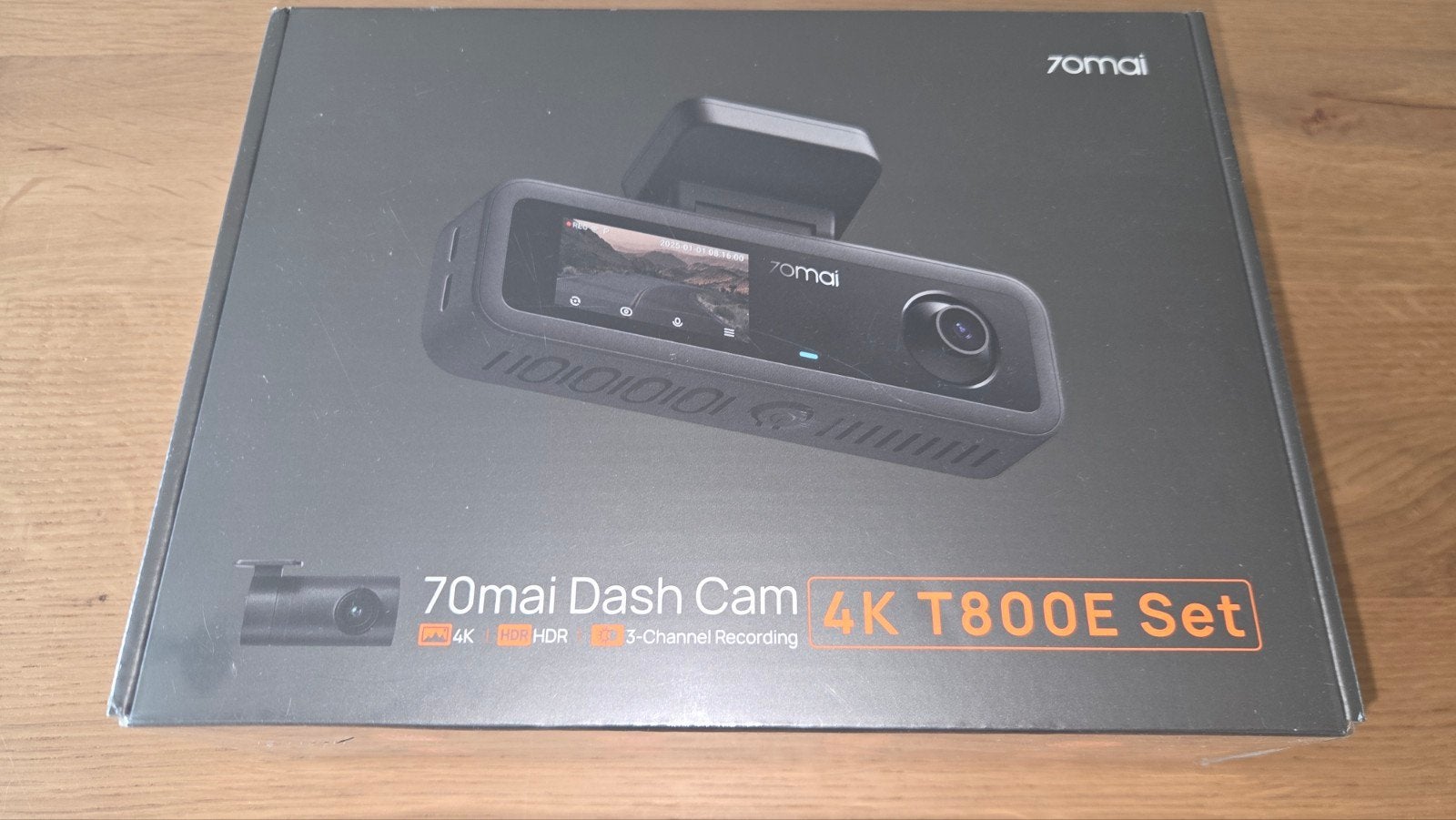 70mai Dash Cam 4K T800E Set - Nieuw in doos geseald, Ophalen of Verzenden, Nieuw