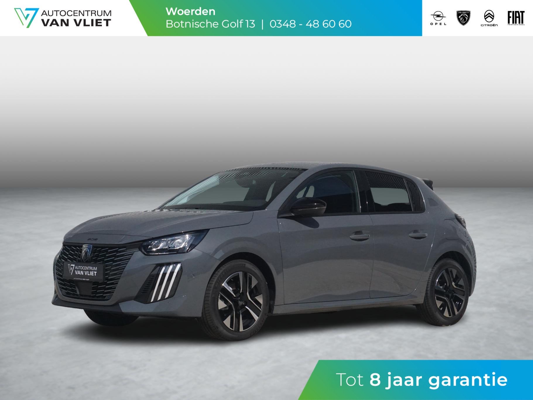 Peugeot 208 1.2 Hybrid 110 e-DCS6 Allure 360 Camera, 1195 kg, Euro 6, 1199 cc, Leder en Stof